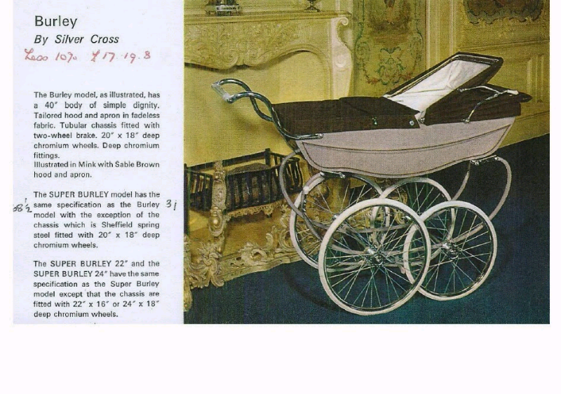 silver cross super burley coach built pram